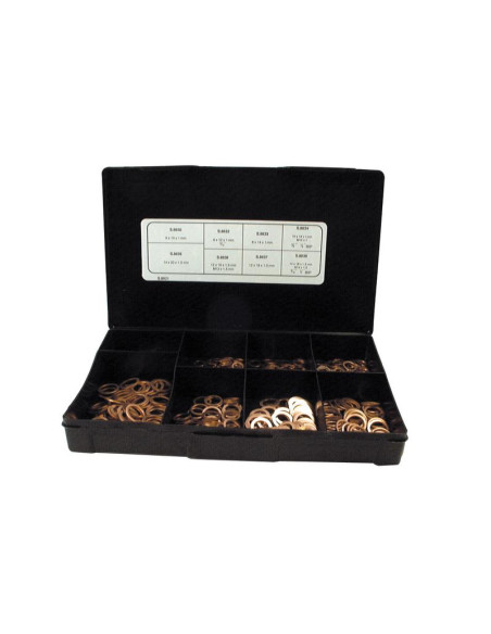 Arandela Cobre, (400 pzas.) Caja