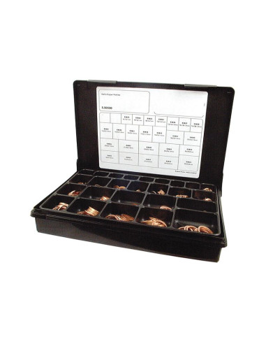 Arandela Cobre, (680 pzas.) Caja