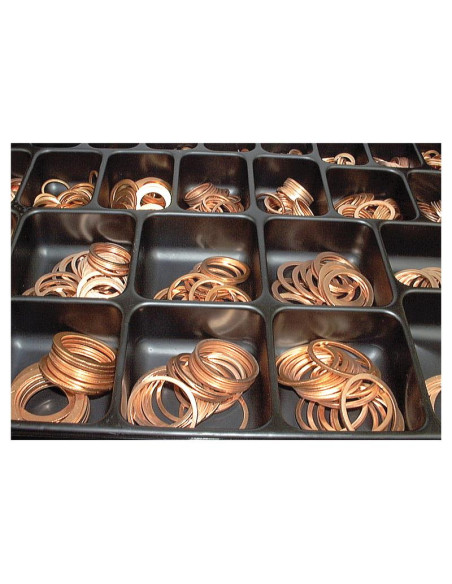 Arandela Cobre, (680 pzas.) Caja