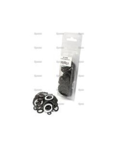 Arandela Externa de Seguridad, 95 pzas. Blister