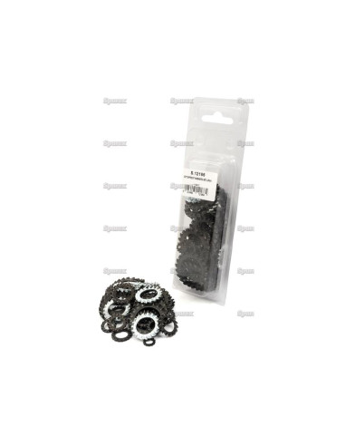 Arandela Externa de Seguridad, 95 pzas. Blister