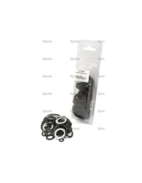 Arandela Externa de Seguridad, 95 pzas. Blister