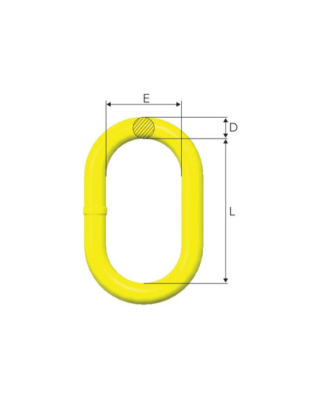 Eslabón maestro - M-86-10, SWL: 2.5T