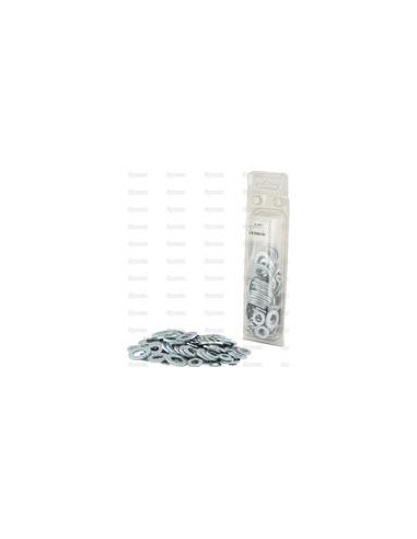 Arandela, D.I.: 3/16 - 11/16'' (Din 125A) 125 pzas. Blister