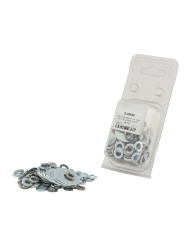 Arandela, D.I.: 6mm (Din 125A) 90 pzas. Blister