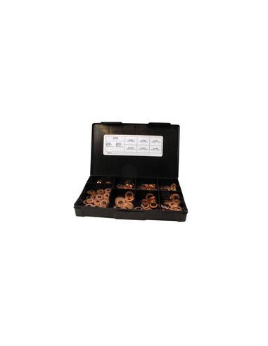 Arandelas Cobre, (500 pzas.) Caja