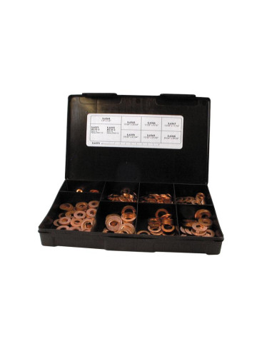 Arandelas Cobre, (500 pzas.) Caja