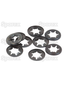 Arandelas de Seguridad Estrella, D.I.: 1/8'' 2
