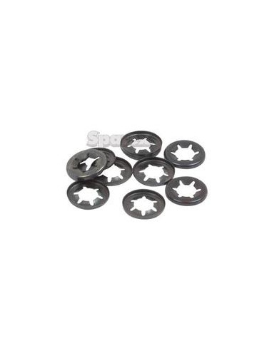 Arandelas de Seguridad Estrella, D.I.: 3/8''
