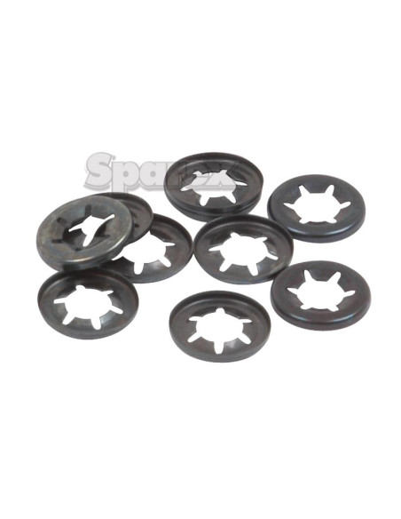 Arandelas de Seguridad Estrella, D.I.: 3/8''