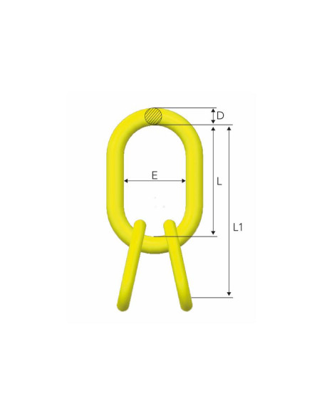 Montajes de Eslabones - MT-10-10, Ø de la cadena: 10mm, SWL: 11.5T