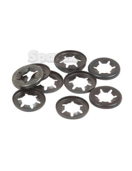 Arandelas de Seguridad Estrella, D.I.: 7/32''