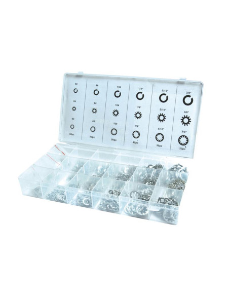 Surtido Arandelas de Seguridad, 720 pzas. Caja