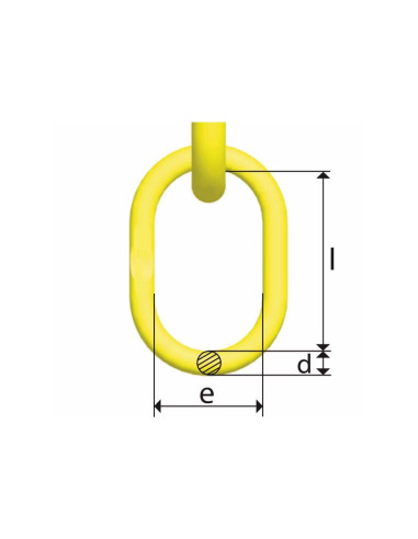 Montajes de Eslabones - MT-8-10, Ø de la...