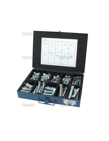 Surtido Tornillo y Espárragos Métrica (Din 931/933) 92 pzas. Metalpak