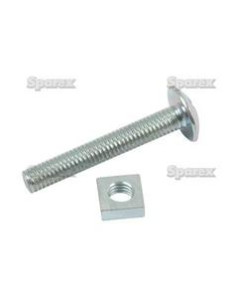 Surtido Tornillo y Tuerca para Techos, Tamaño: 6 x 12mm