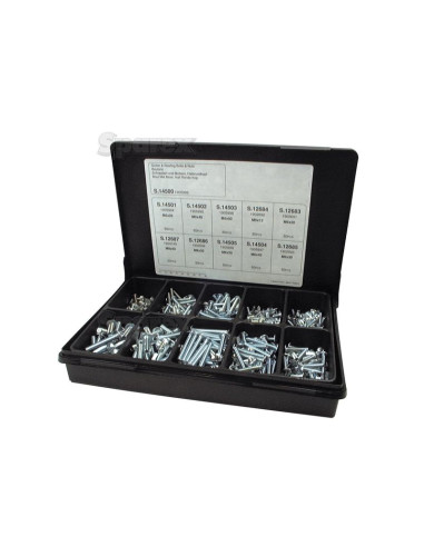 Surtido Tornillo y Tuerca para Techos, Tamaño:...