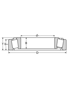 NTN SNR Rodamiento Rodillo (86649/86610) 2