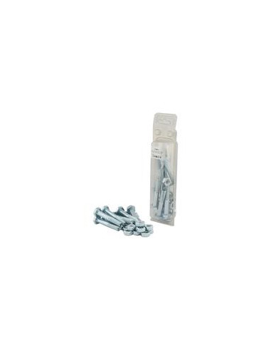 Tornillo Métrica, Tamaño: M10 x 60mm (Din 931, 934) 10 pzas. Blister