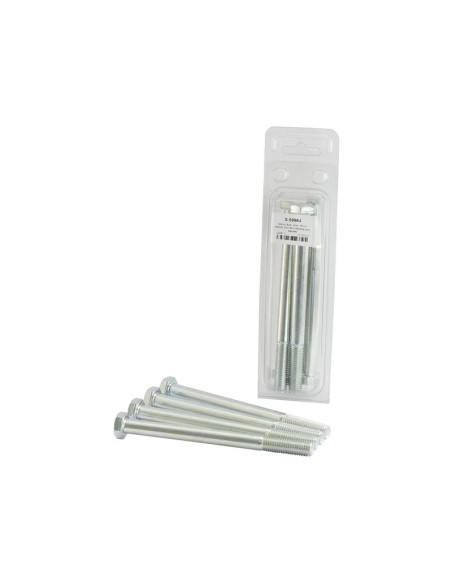 Tornillo Métrica, Tamaño: M12 x 150mm (Din 931) 4 pzas. Blister