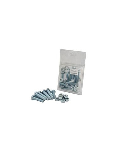 Tornillo Métrica, Tamaño: M12 x 50mm (Din 931, 934) 10 pzas. Blister