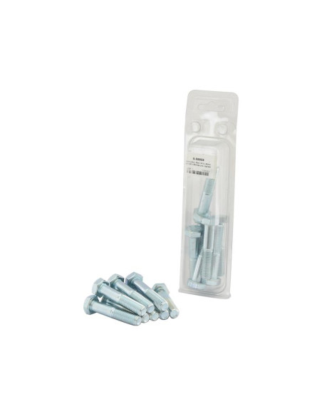 Tornillo Métrica, Tamaño: M12 x 60mm (Din 931) 8 pzas. Blister