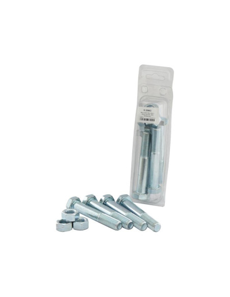 Tornillo Métrica, Tamaño: M16 x 100mm (Din 931, 934) 5 pzas. Blister