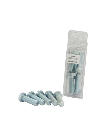 Tornillo Métrica, Tamaño: M16 x 50mm (Din 933) Resistencia a la tracción: 8.8.