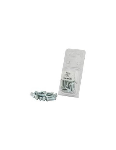 Tornillo Métrica, Tamaño: M6 x 20mm (Din 931) 20 pzas. Blister