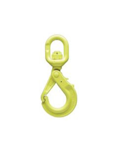Gancho de seguridad giratorio con cierre de agarre -...