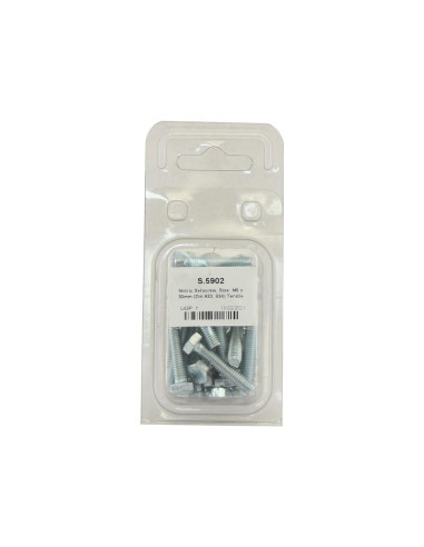 Tornillo Métrica, Tamaño: M6 x 30mm (Din 933,...