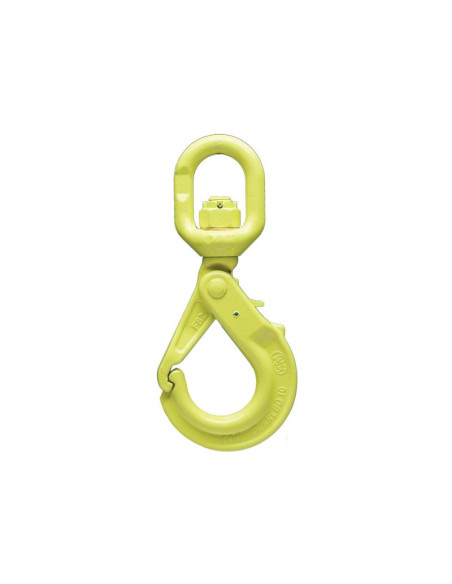 Gancho de seguridad giratorio con cierre de agarre - LKBK-10-10, Ø de la cadena: 10mm