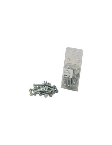 Tornillo Métrica, Tamaño: M6 x 40mm (Din 933, 934) Resistencia a la tracción: 8.8.
