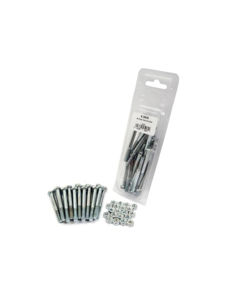 Tornillo Métrica, Tamaño: M6 x 60mm (Din 931, 934) 20 pzas. Blister