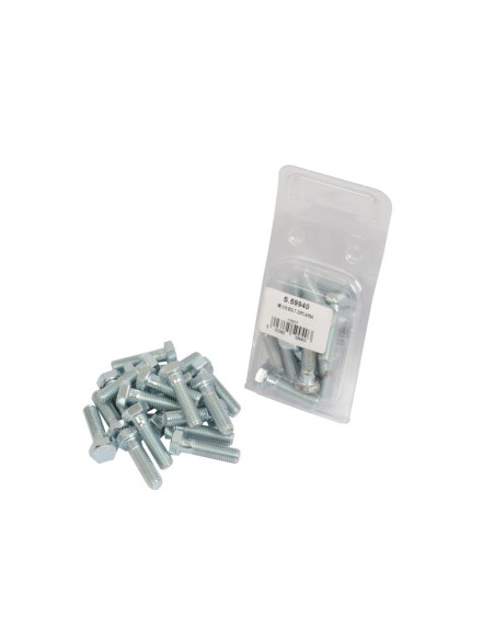 Tornillo Métrica, Tamaño: M8 x 30mm (Din 931) 20 pzas. Blister