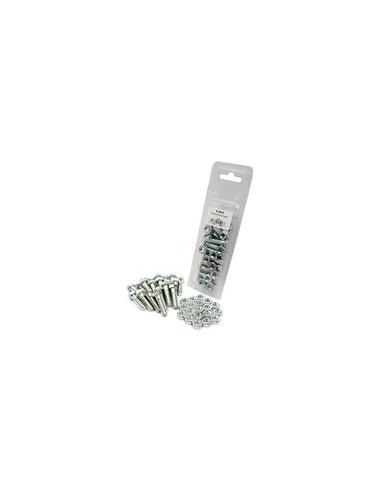 Tornillo Métrica, Tamaño: M8 x 30mm (Din 933, 934) Resistencia a la tracción: 8.8.
