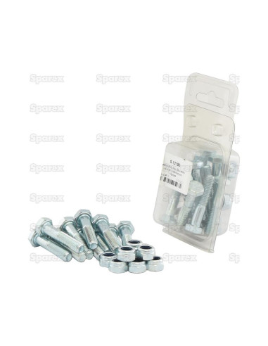 Tornillo Métrica, Tamaño: M8 x 40mm (Din 931)...