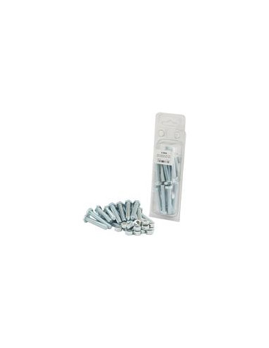 Tornillo Métrica, Tamaño: M8 x 50mm (Din 933, 934) Resistencia a la tracción: 8.8.