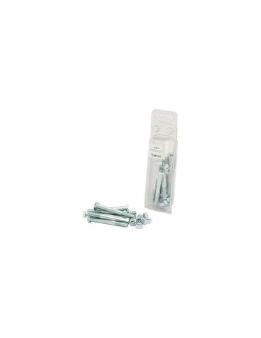 Tornillo Métrica, Tamaño: M8 x 70mm (Din 931, 934) 10 pzas. Blister