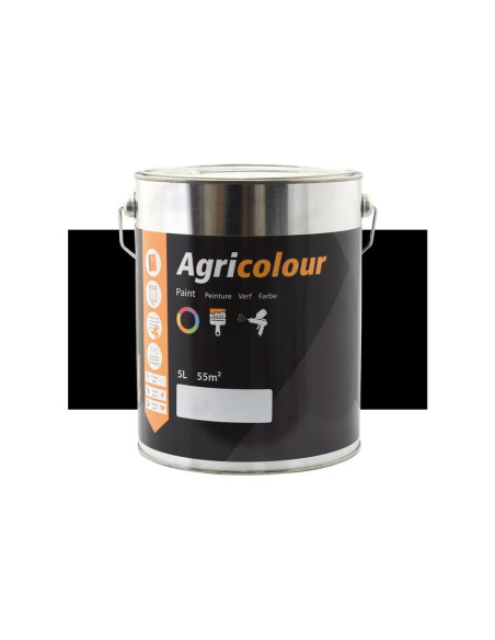 Pintura - Brillante, Negro Bote 5 litros