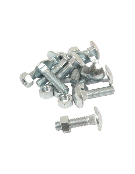 Tornillos barraqueros, Tamaño: 12 x 50mm (Din 601/934)