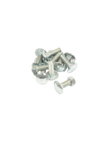 Tornillos barraqueros, Tamaño: 8 x 25mm (Din 601/934)