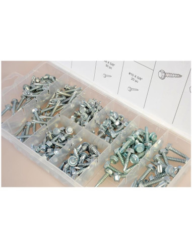 Tornillos Tek Para Sujetar Ligero, Tamaño: 4 -...