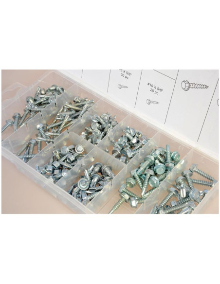 Tornillos Tek Para Sujetar Ligero, Tamaño: 4 - 5 x 12.5 - 25.5mm (Din