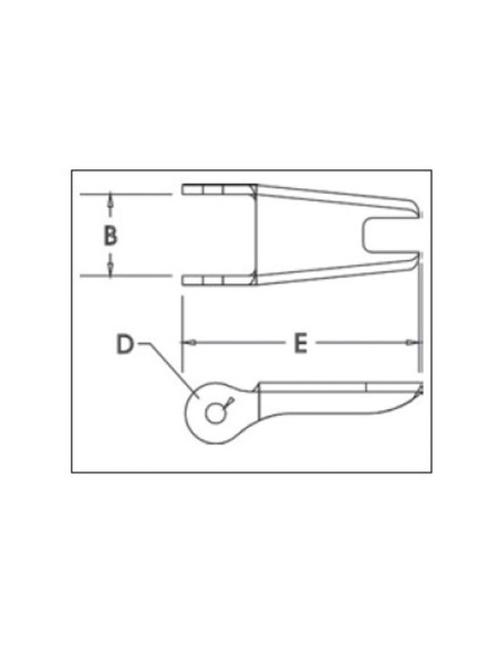 Kit de reparación del gancho giratorio L3322B - SWL: 3.2T