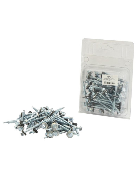 Tornillos Tek Para Sujetar Ligero, Tamaño: 5.5 x 70mm (Din 7504K)