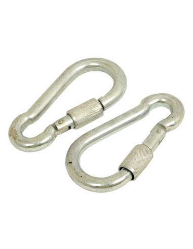 Mosqueton Cierre Seguridad, Ø gancho10mm x 100mm