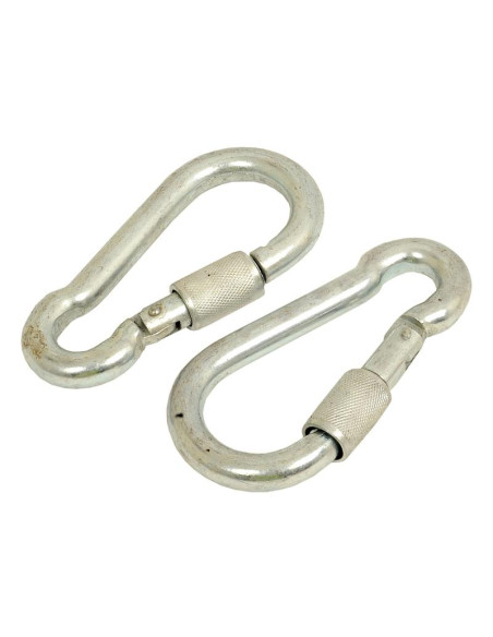 Mosqueton Cierre Seguridad, Ø gancho10mm x 100mm