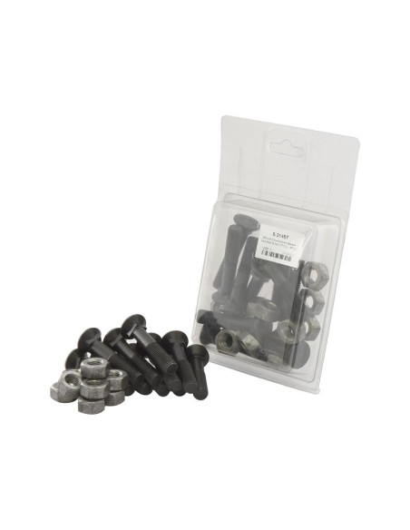 Tornillo Redondo Cuello Cuadrado - M11 x 60mm, Resistencia a la tracción 8.8 (10 pzas. Blister)