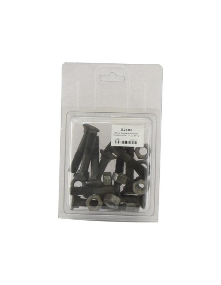 Tornillo Redondo Cuello Cuadrado - M11 x 60mm, Resistencia a la tracción 8.8 (10 pzas. Blister)